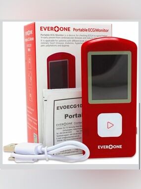 EverOne - EVOPM10 Portable ECG/EKG Monitor, NEW